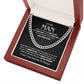 TO MY MAN LAST EVERYTHING CUBAN LINK CHAIN