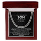 To my beloved son, I will forever be your biggest fan