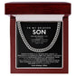 To my Son,I will always be the one who believes in your potential