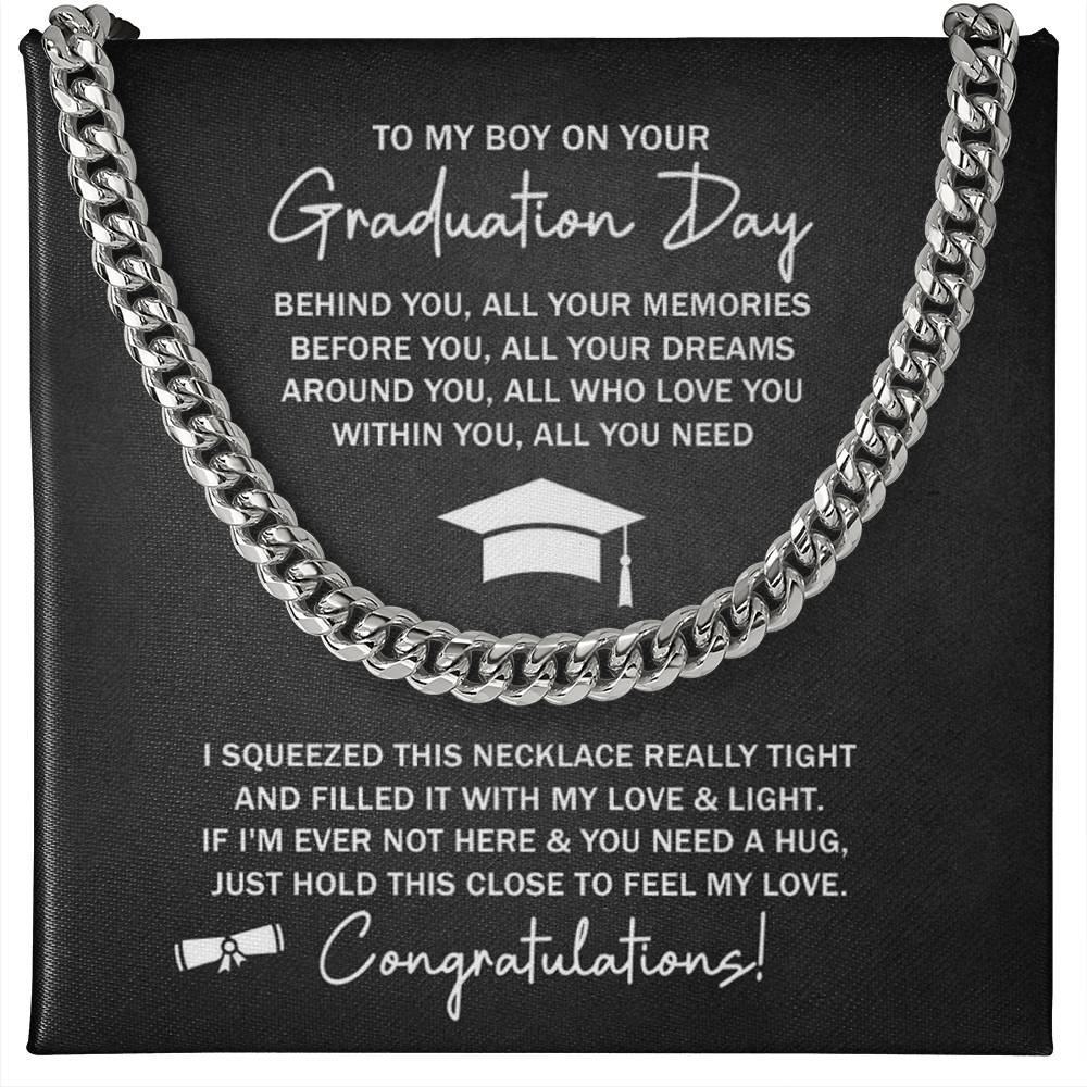 TO MY BOY GRADUATION ALL YOUR MEMORIES CUBAN - 1