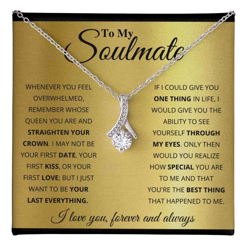 TO MY SOULMATE GOLD ALLURING NECKLACE GIFT SET