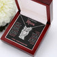 TO MY BEAUTIFUL MOM LITTLE GIRL ALLURING BEAUTY NECKLACE GIFT SET