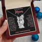 TO MY BEAUTIFUL MOM LITTLE GIRL ALLURING BEAUTY NECKLACE GIFT SET