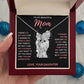 TO MY BEAUTIFUL MOM LITTLE GIRL ALLURING BEAUTY NECKLACE GIFT SET