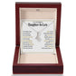 TO MY DAUGHTER IN LAW SWEET PERSON ALLURING BEAUTY NECKLACE GIFT SET