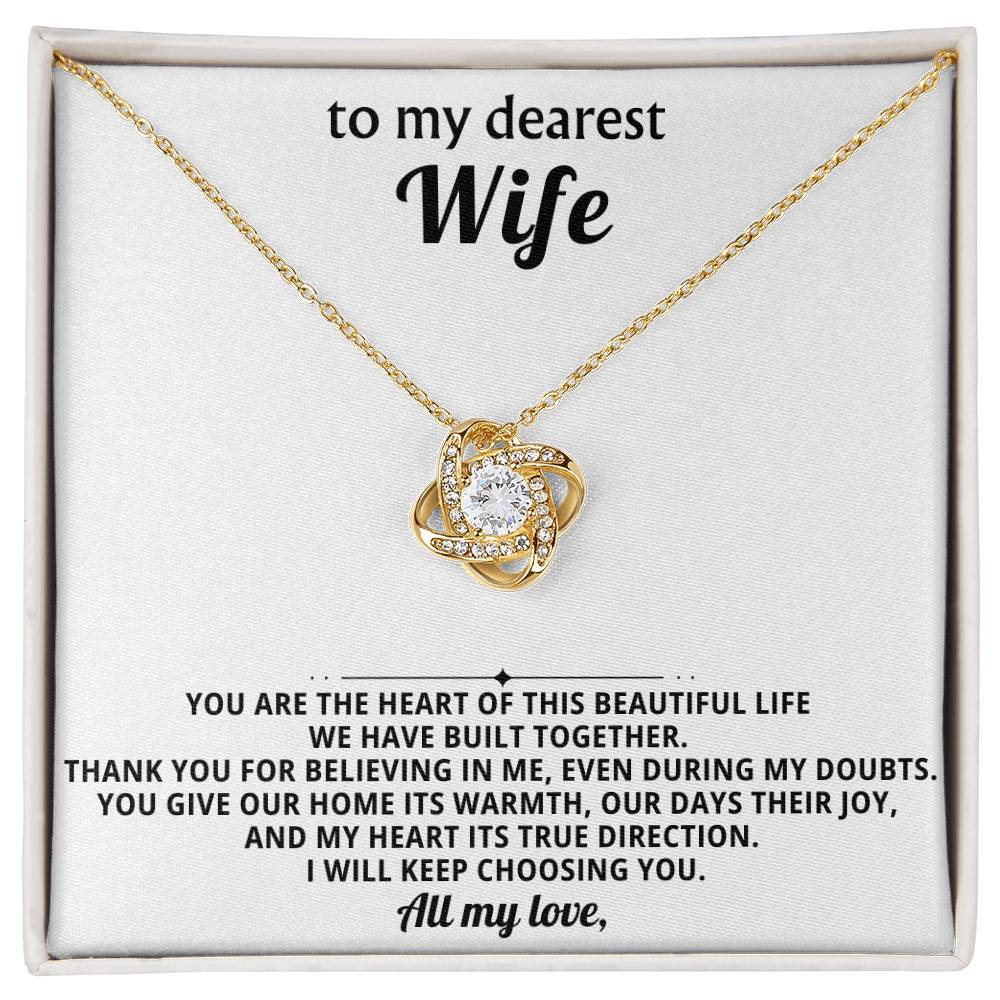 To my dearest wife, You are the heart of this beautiful life we have built together