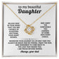 To my beautiful Daughter, Be brave and be strong, enjoy the ride