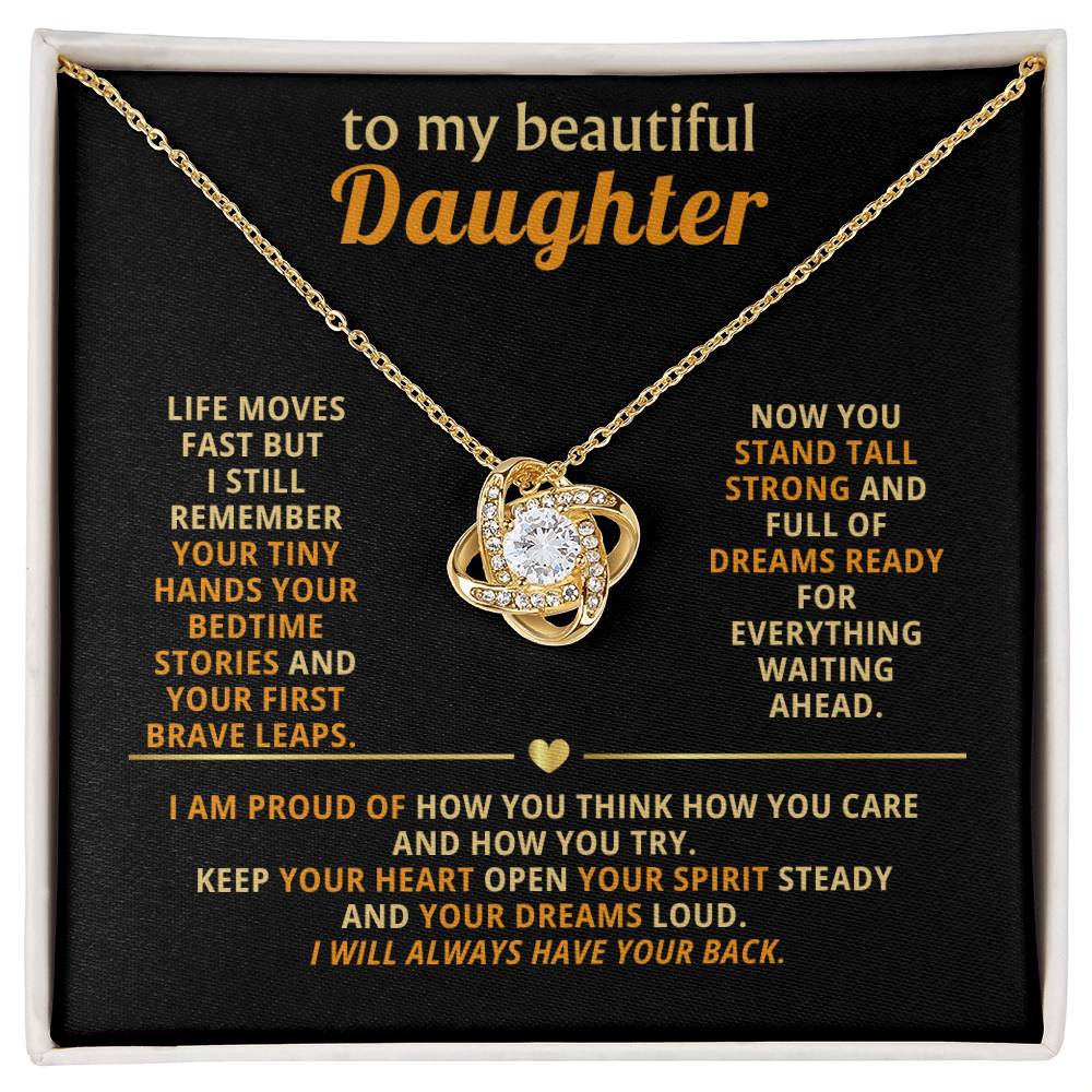 To my beautiful Daughter, Life moves fast but I still remember your tiny hands