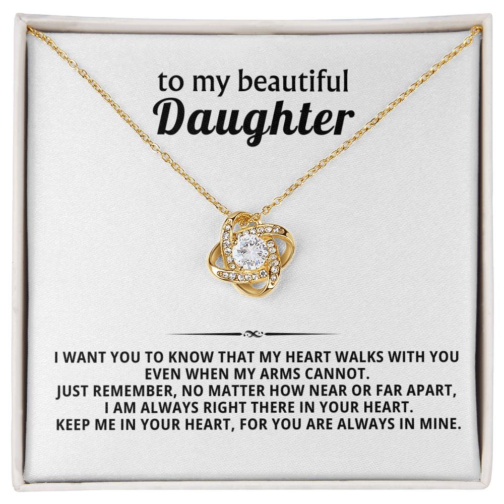To my beautiful Daughter, Keep me in your heart, for you are always in mine.