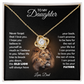 TO MY DAUGHTER THIS LION LOVE KNOT