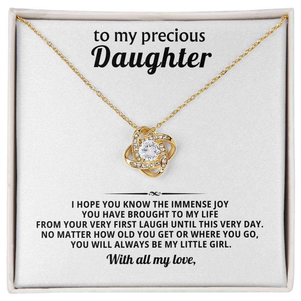 To my precious daughter, I hope you know the immense joy you have brought to my life