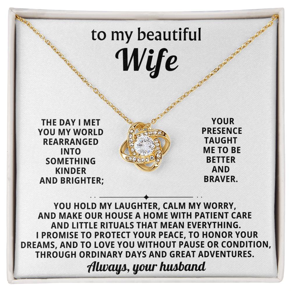 To my beautiful wife, The day I met you my world rearranged into something kinder