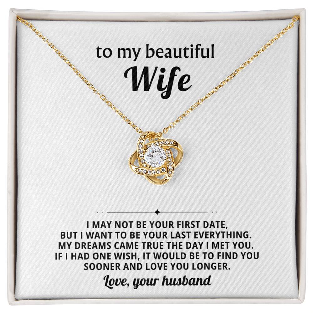 To my beautiful wife, My dreams came true the day I met you