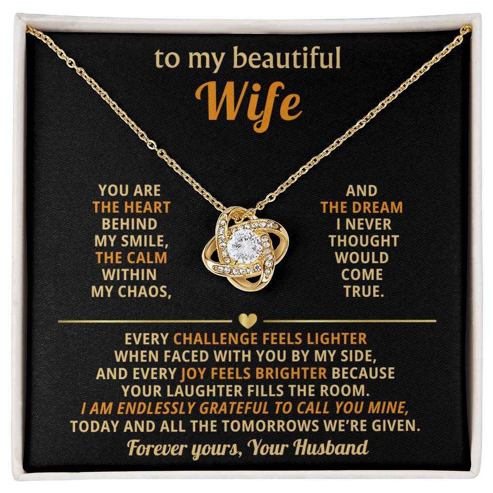 To my beautiful Wife, You are the heart behind my smile