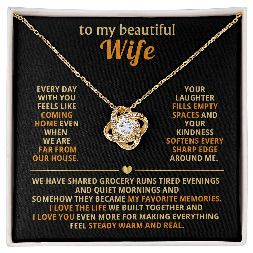 To my beautiful wife, I love the life we built together