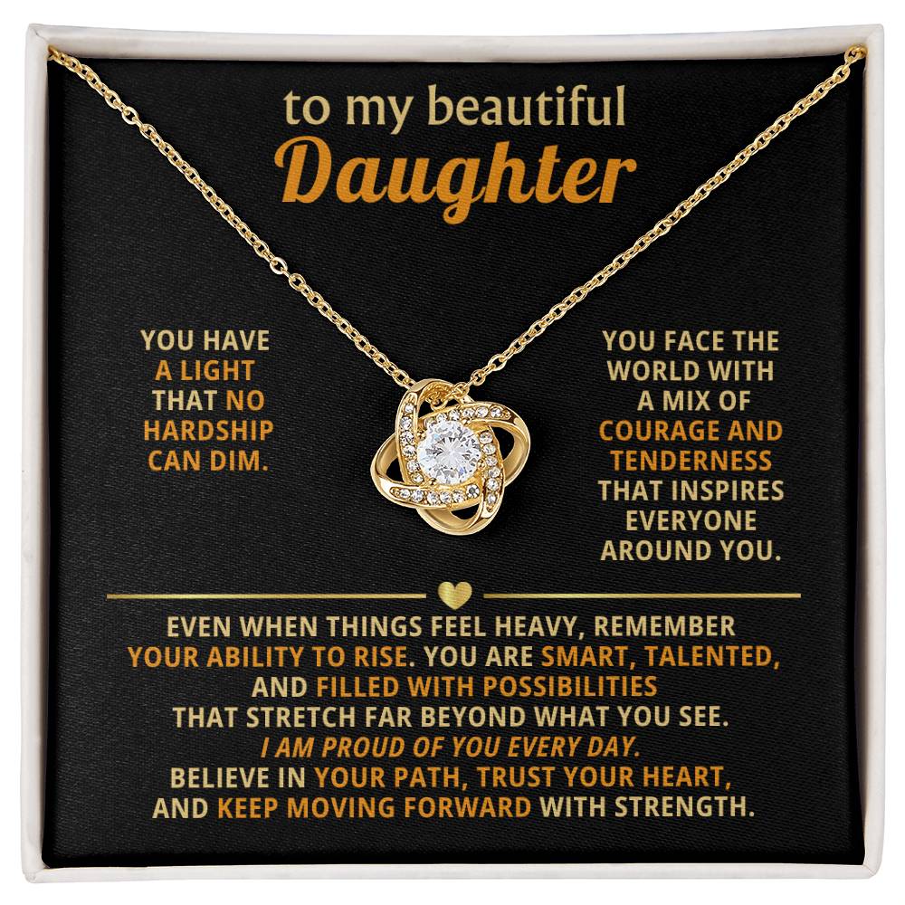 To my beautiful Daughter,You are smart, talented, and filled with possibilities