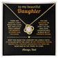To my beautiful Daughter, This little piece carries the warmth of every hug I’ve given