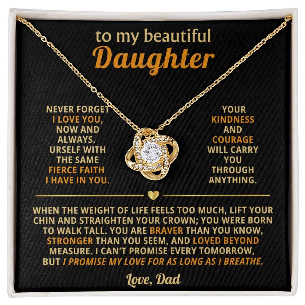 To my beautiful Daughter, Believe in yourself with the same fierce faith I have in you