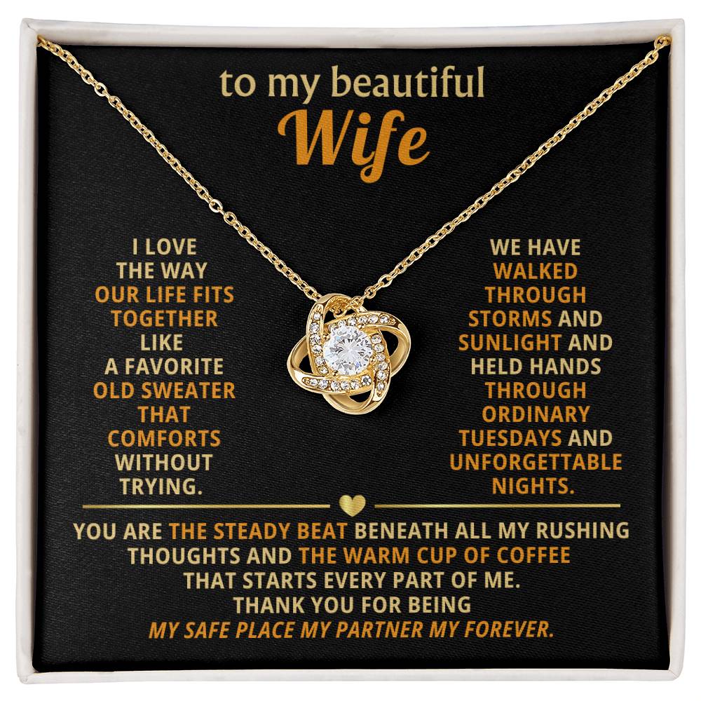 To my beautiful wife, I love the way our life fits together