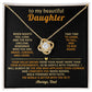 To my beautiful Daughter, Walk forward with faith, the world is better with you in it