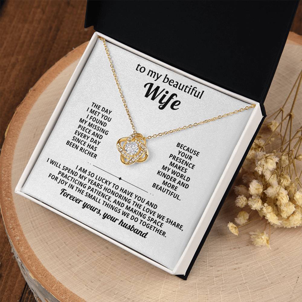 To my beautiful Wife, I am so lucky to have you