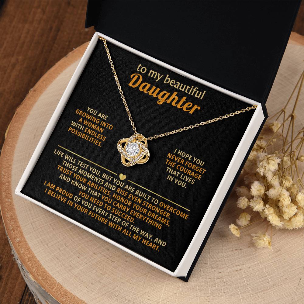 To my beautiful Daughter,You are growing into a woman with endless possibilities