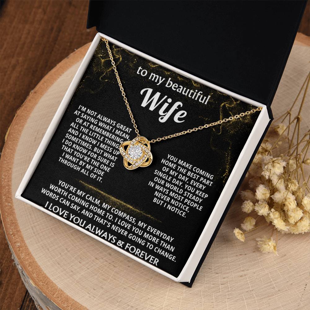 To My Wife, You are my everything, always. — [Lux] - Love Knot