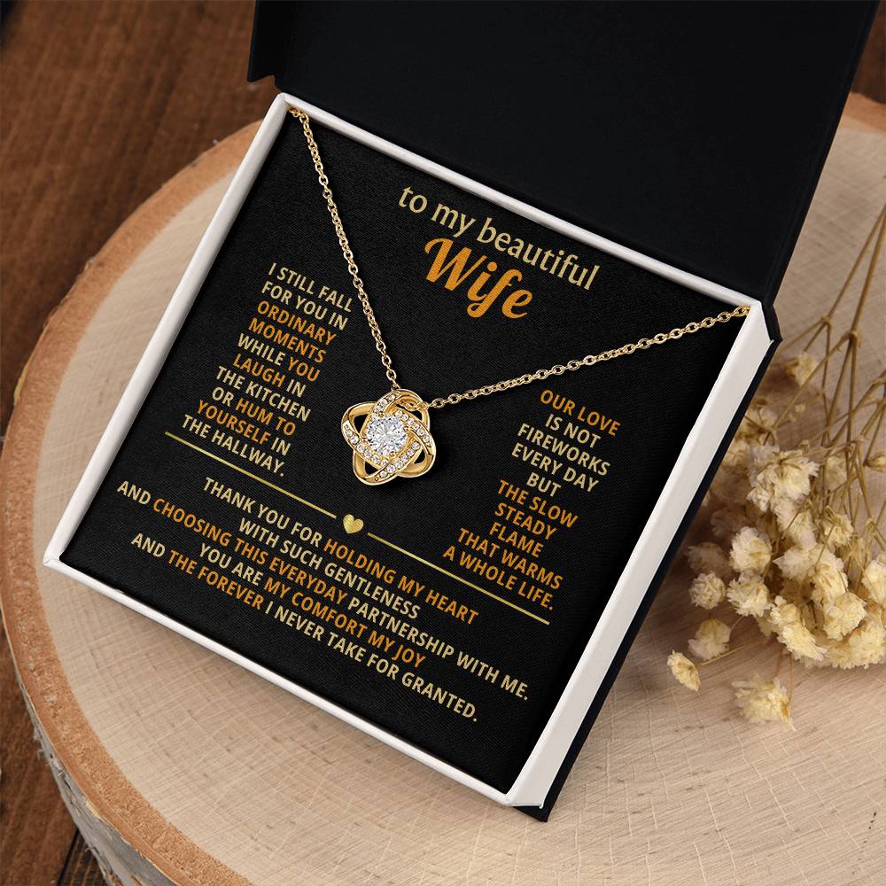 To my beautiful wife, I still fall for you in ordinary moments