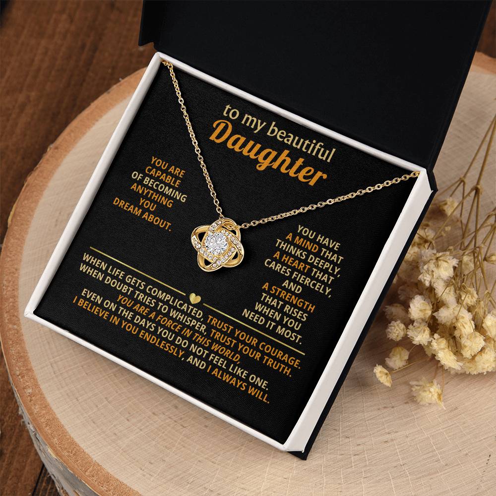 To my beautiful Daughter,You are capable of becoming anything you dream about