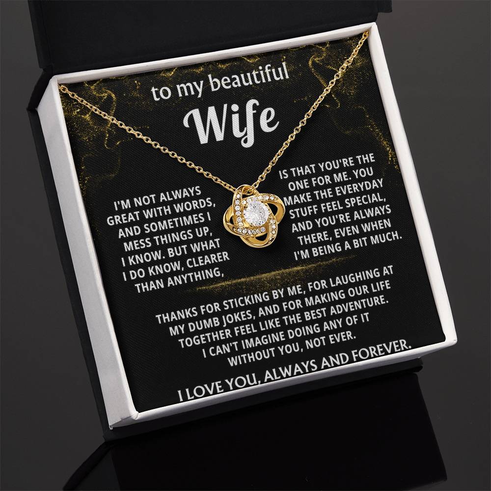 To My Wife, You make everyday feel like an adventure.