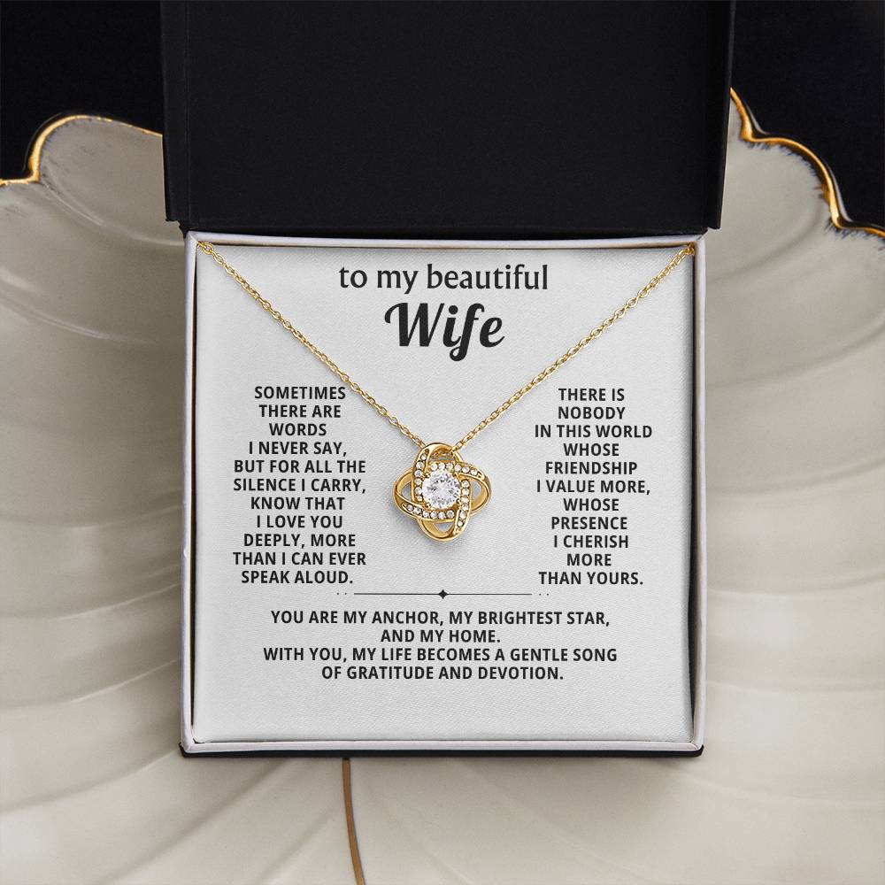 To my beautiful wife, my life becomes a gentle song of gratitude and devotion