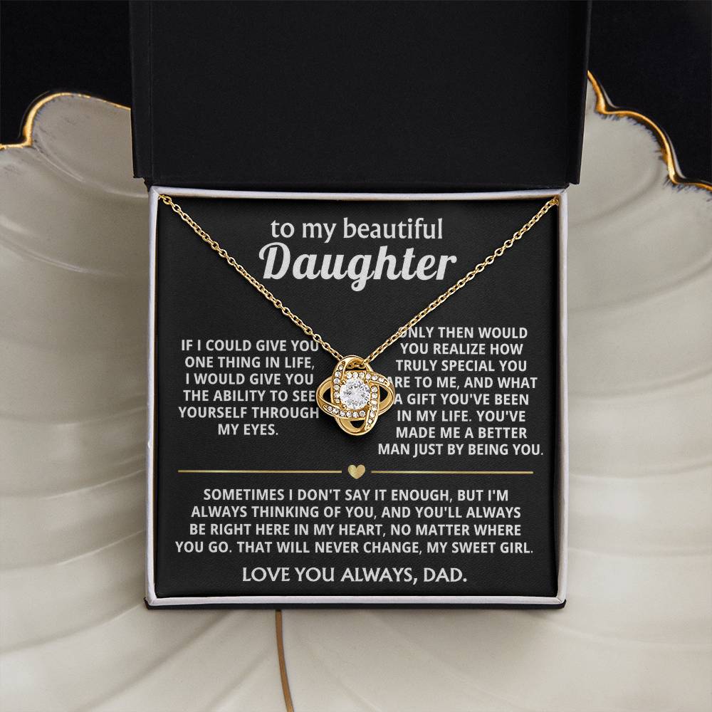 To My Beautiful Daughter, You're a special gift in my life.