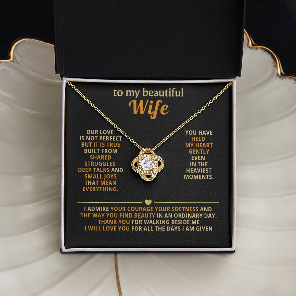 To my beautiful wife, Our love is not perfect but it is true