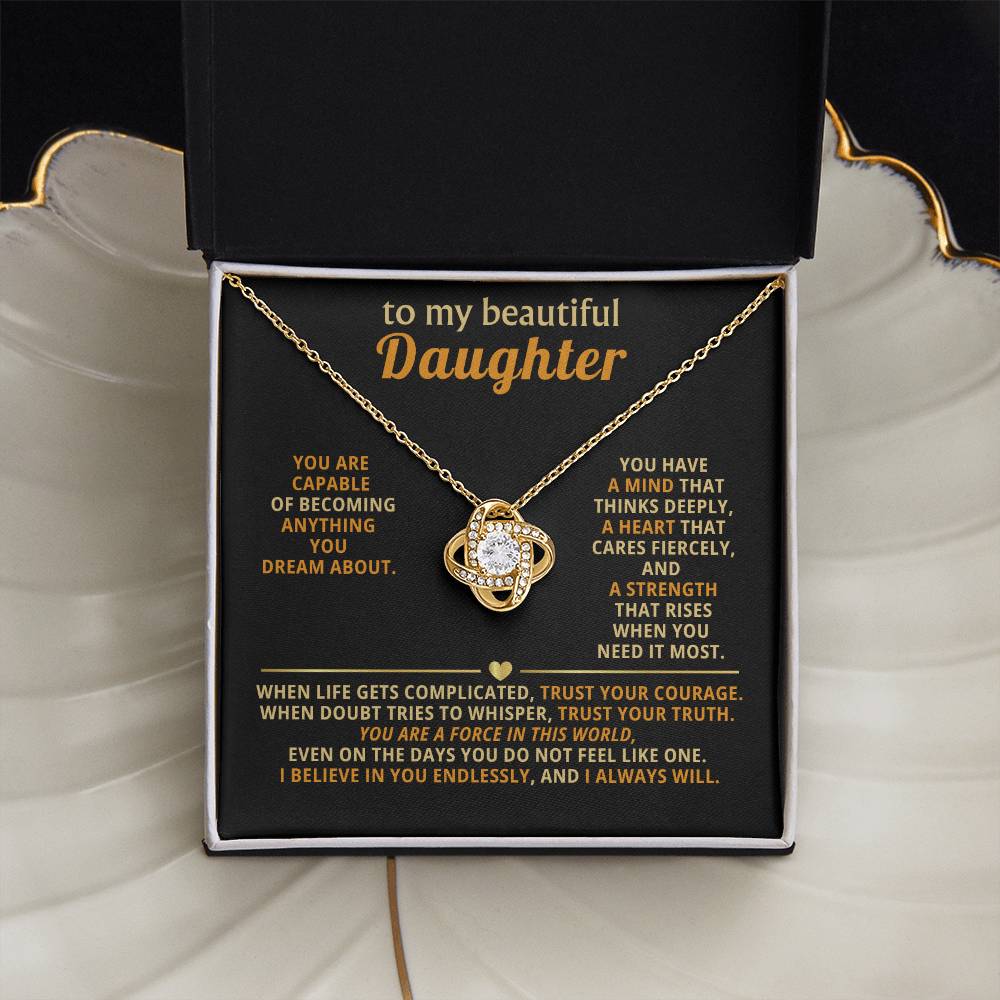 To my beautiful Daughter,You are capable of becoming anything you dream about