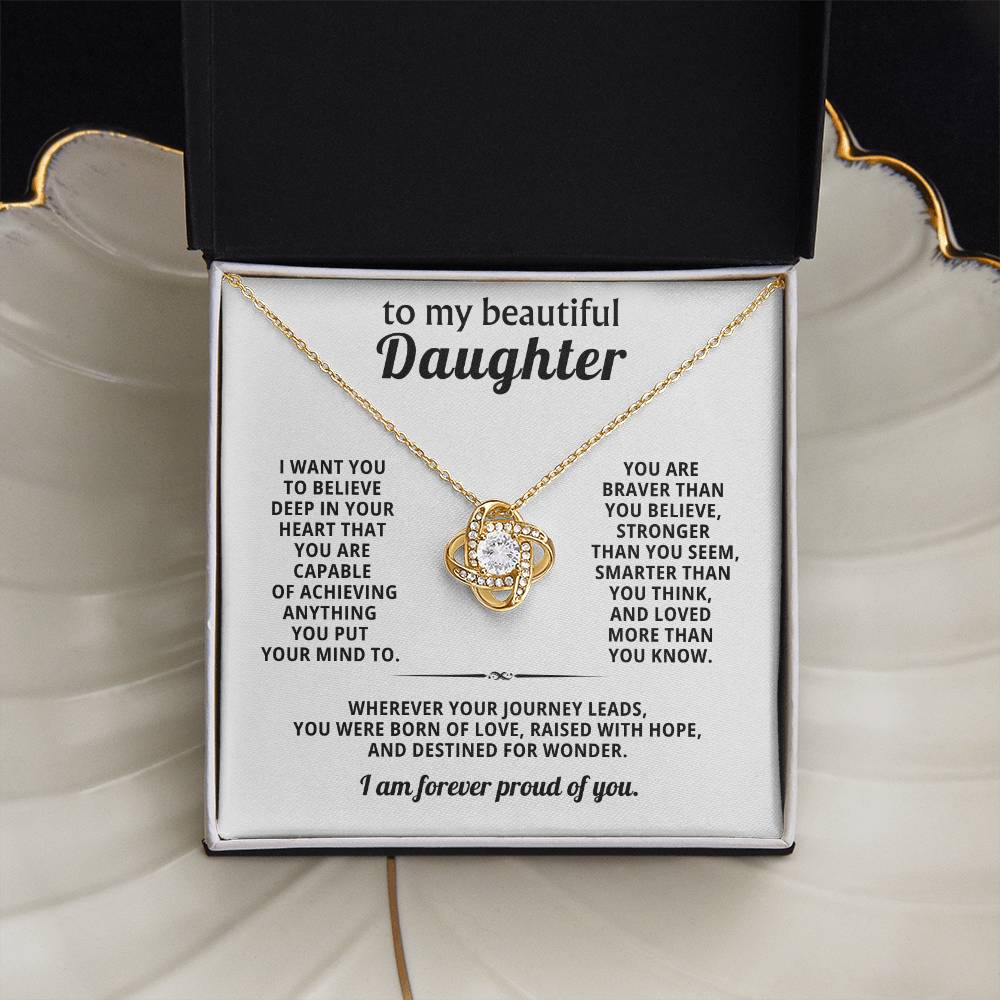 To my beautiful daughter, Wherever your journey leads, you were born of love