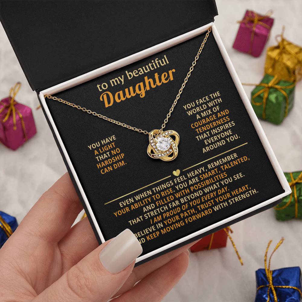 To my beautiful Daughter,You are smart, talented, and filled with possibilities