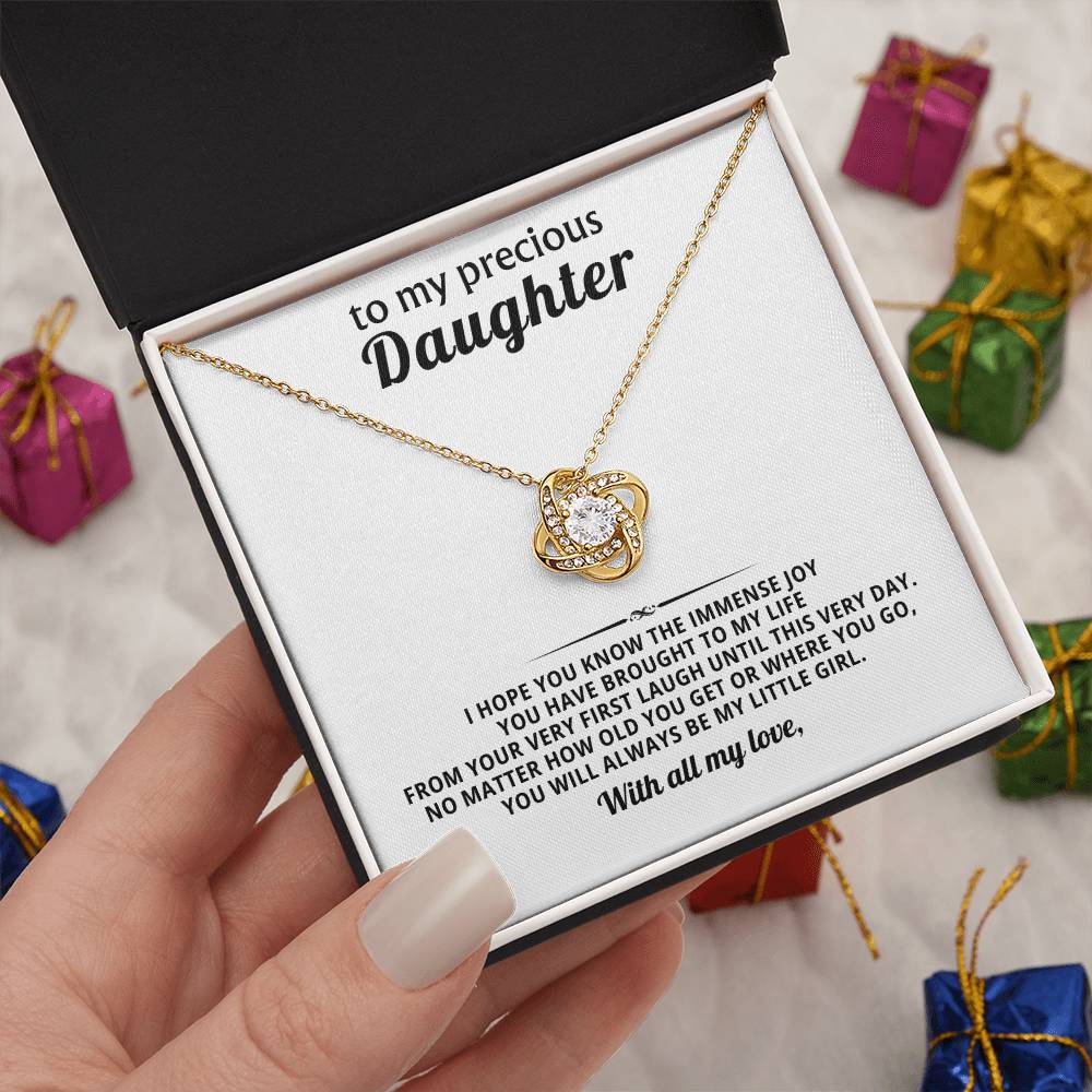 To my precious daughter, I hope you know the immense joy you have brought to my life