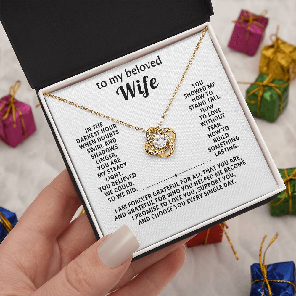 To my beloved wife, I promise to love you, support you, and choose you