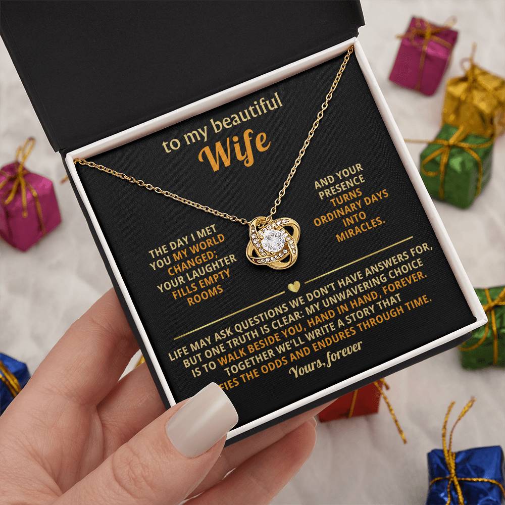 To my beautiful Wife, The day I met you my world changed