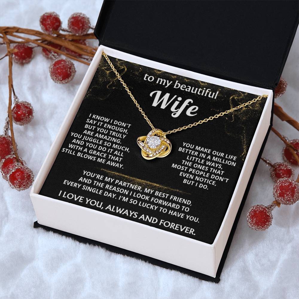 To My Wife, You make my life truly amazing.