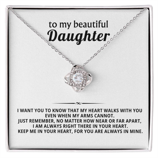To my beautiful Daughter, Keep me in your heart, for you are always in mine.