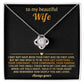 To my beautiful Wife,  I filled this small token with my love and light