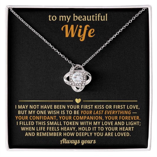 To my beautiful Wife,  I filled this small token with my love and light