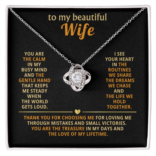 To my beautiful wife, You are the calm in my busy mind