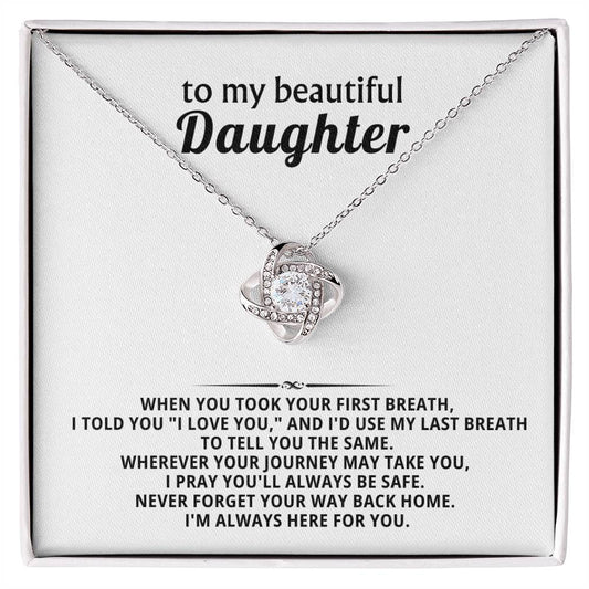 To my beautiful Daughter, Wherever your journey may take you, I pray you'll always be safe