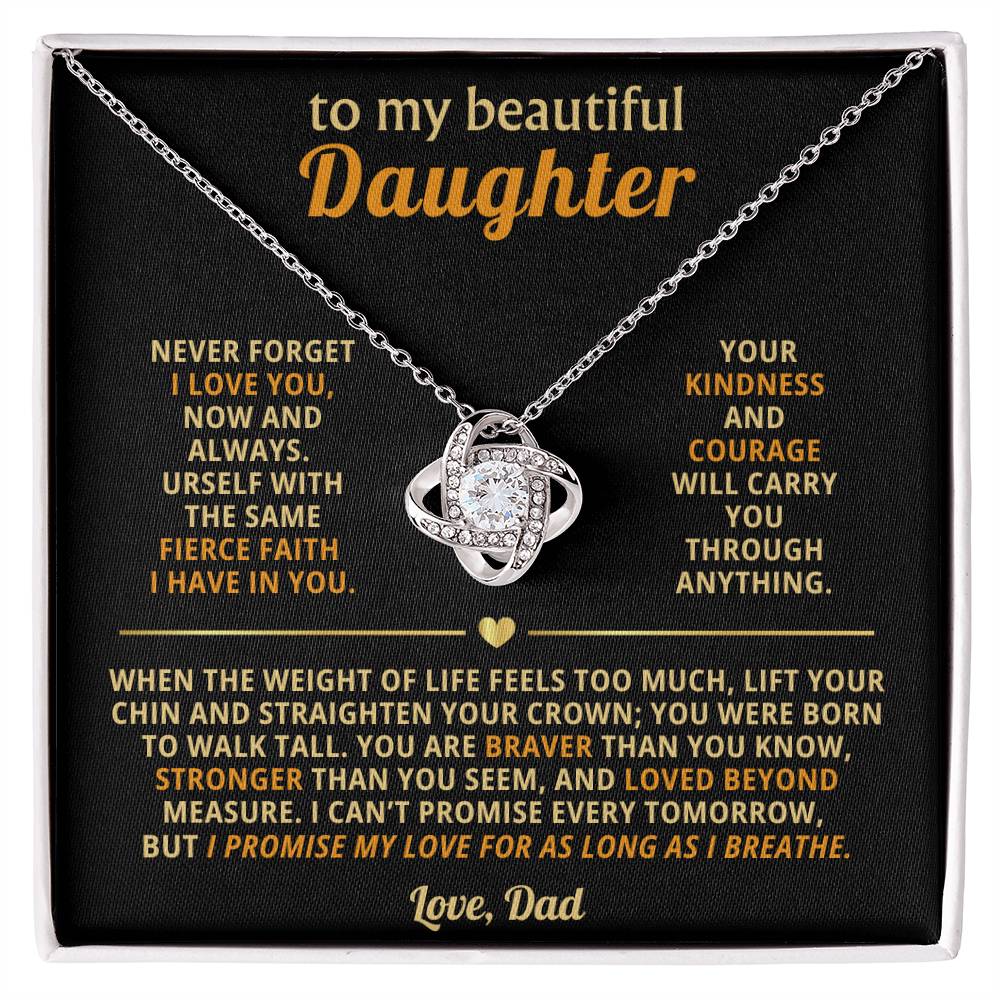 To my beautiful Daughter, Believe in yourself with the same fierce faith I have in you