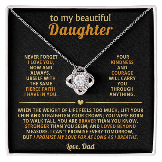 To my beautiful Daughter, Believe in yourself with the same fierce faith I have in you