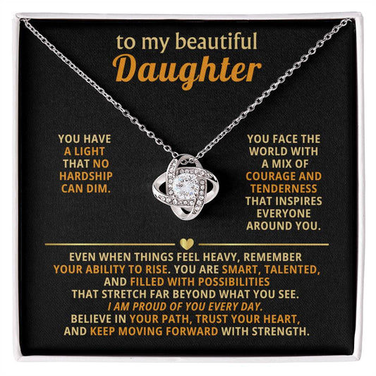 To my beautiful Daughter,You are smart, talented, and filled with possibilities