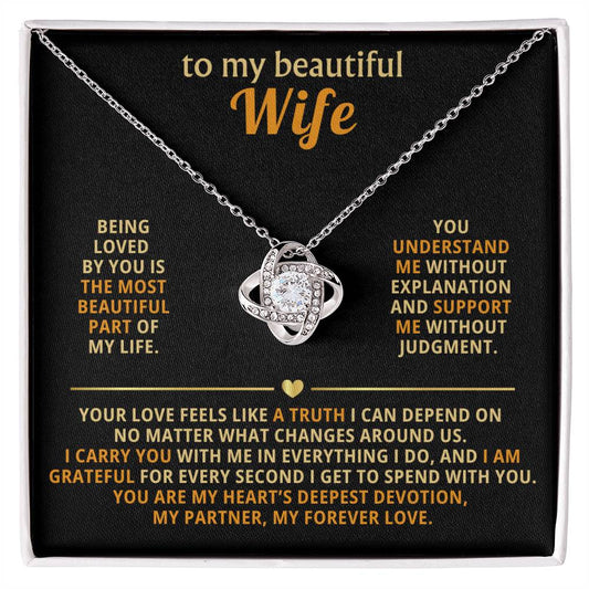 To my beautiful wife, Being loved by you is the most beautiful part of my life