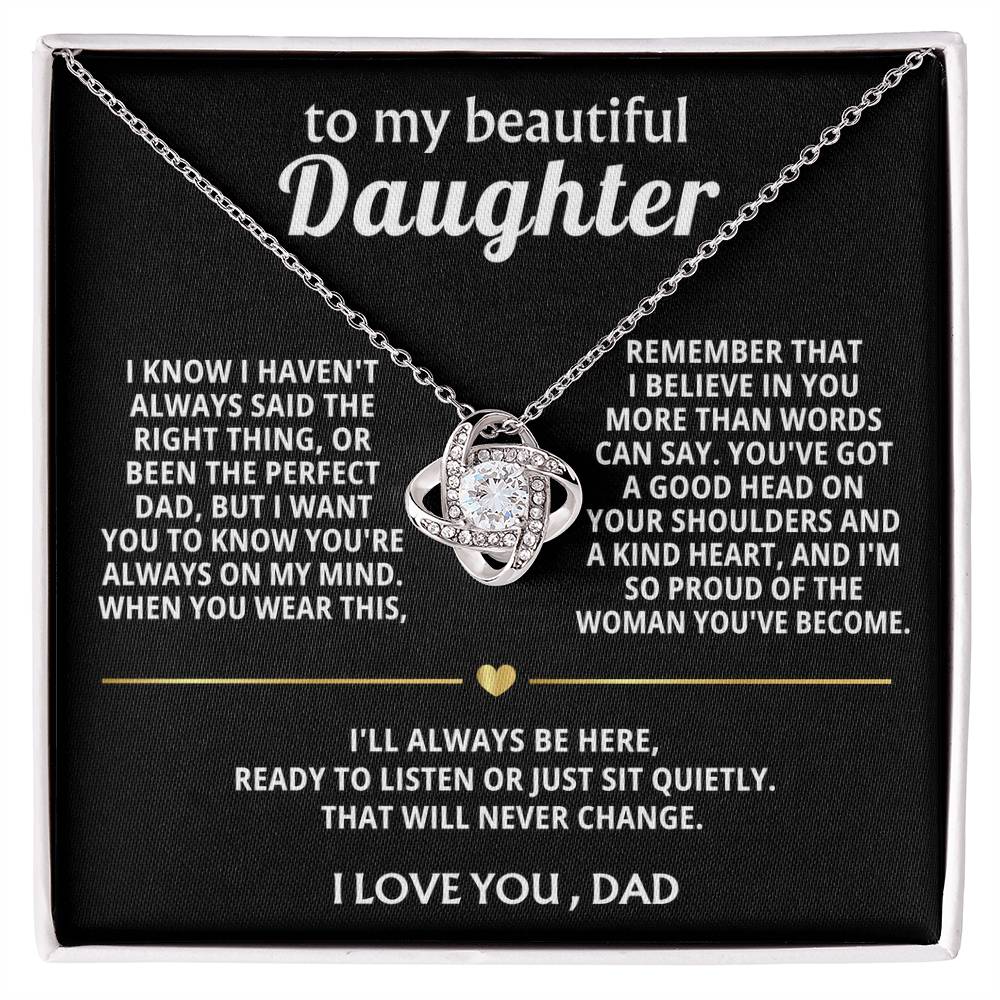 To My Beautiful Daughter, I'm so proud of the woman you've become. — [Lux] - Love Knot